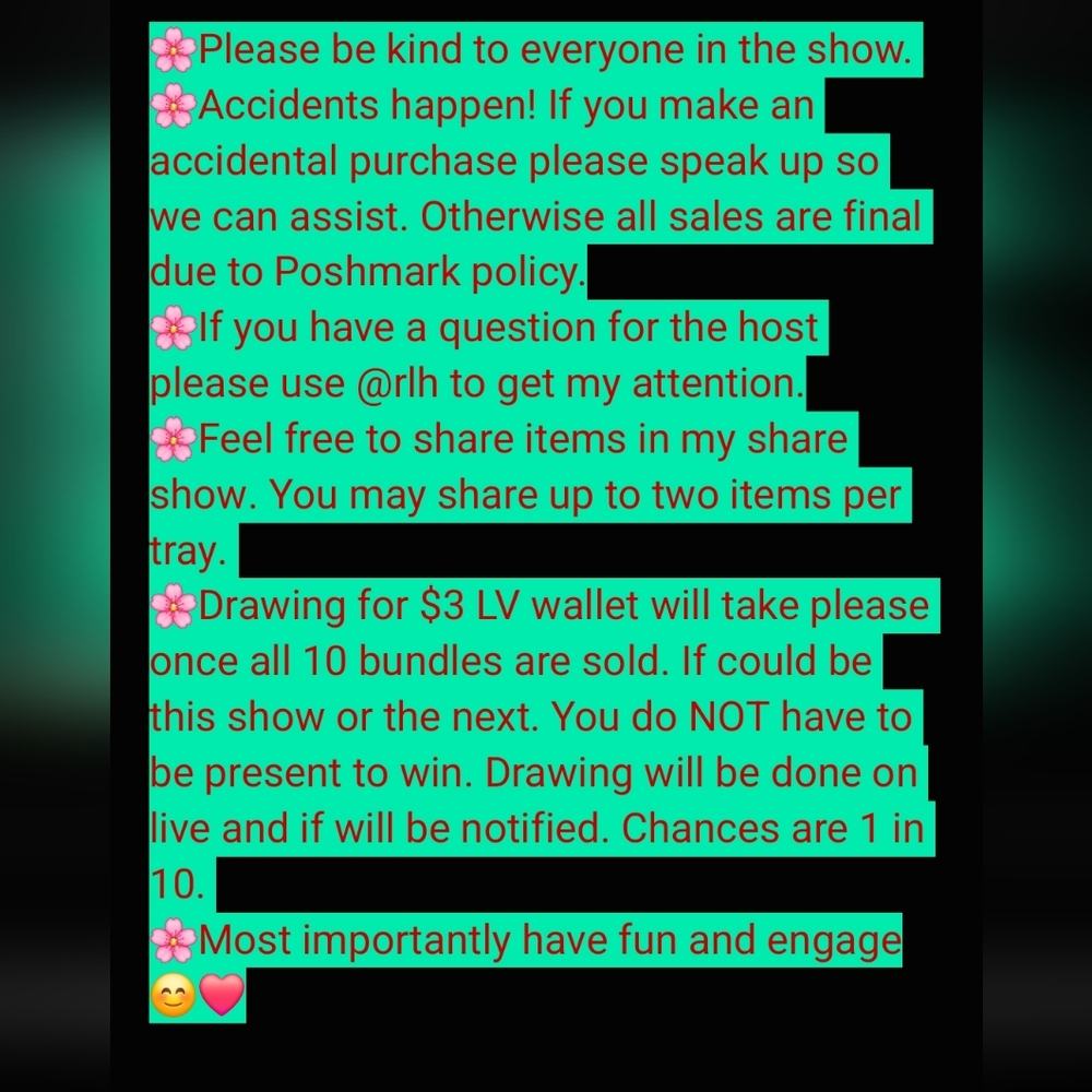 Rules ❤️🌸 - Picture 2 of 2